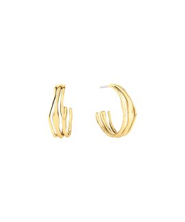 Calvin Klein Wavy Joia Brincos Mulher 35000721