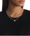 Calvin Klein Twisted Bezel Solitaire Joia Colar Mulher 35000769 Calvin Klein Twisted Bezel Solitaire Joia Colar Mulher 35000769
