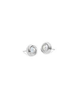 Calvin Klein Twisted Bezel Solitaire Joia Brincos Mulher 35000771