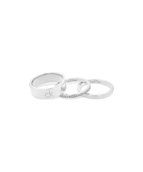 Calvin Klein Trio Joia Anel Mulher 35000794