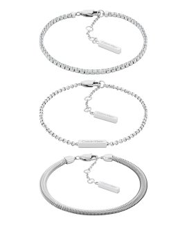 Calvin Klein Trio Joia Pulseira Set Mulher 35000796