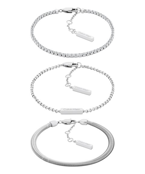Calvin Klein Trio Joia Pulseira Set Mulher 35000796