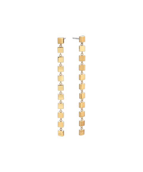Calvin Klein Geometric Joia Brincos Mulher 35000844