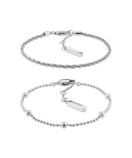 Calvin Klein Layered Joia Pulseira Set Mulher 35000947