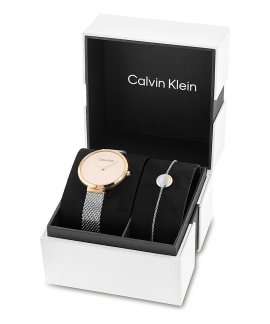 Calvin Klein Sculptural Relógio Pulseira Set Mulher 35700005