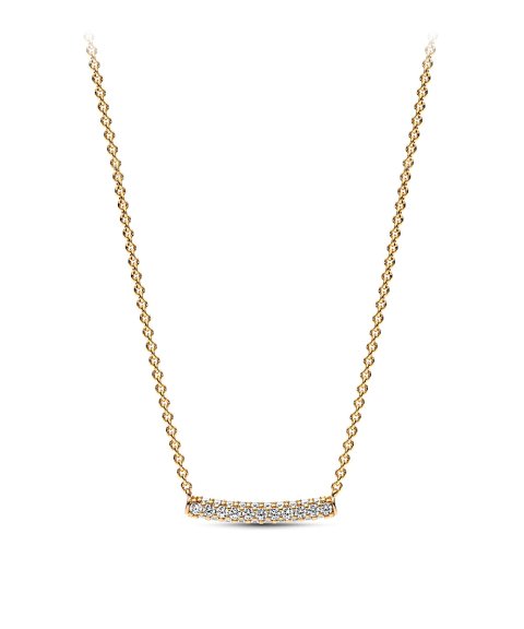 Pandora Shine Timeless Pavé Single-row Bar Joia Colar Mulher 362635C01-45 Pandora Shine Timeless Pavé Single-row Bar Joia Colar Mulher 362635C01-45