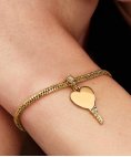 Pandora Engravable Heart Key Joia Conta Pendente Pulseira Mulher 364353C01