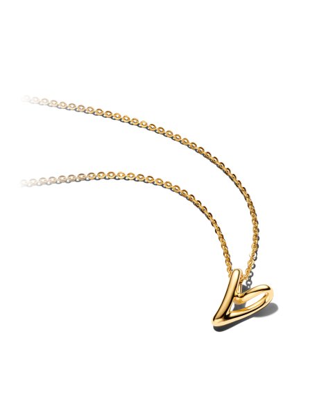 Pandora Essence Organically Shaped Heart Joia Colar Mulher 364360C00-45