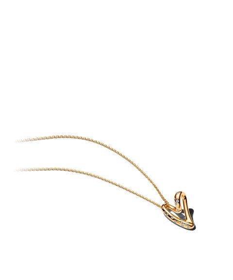 Pandora Essence Organically Shaped Heart Joia Colar Mulher 364669C01-60