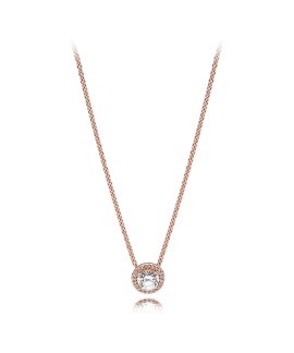 Pandora Rose Classic Elegance Joia Colar Mulher 386240CZ-45