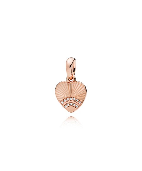 Pandora Rose Fan of Love Joia Conta Pendente Colar Mulher 387286CZ Pandora Rose Fan of Love Joia Conta Pendente Colar Mulher 387286CZ
