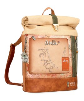 Anekke Peace and Love Flowers Mochila Mulher 38835-010