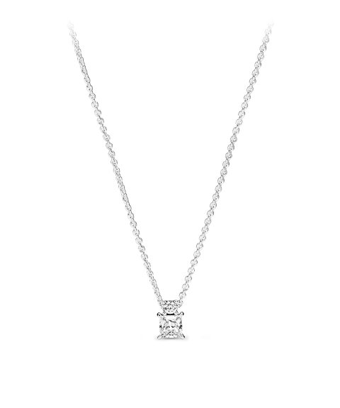 Pandora Sparkling Round and Square Joia Colar Mulher 390048C01-45 Pandora Sparkling Round and Square Joia Colar Mulher 390048C01-45