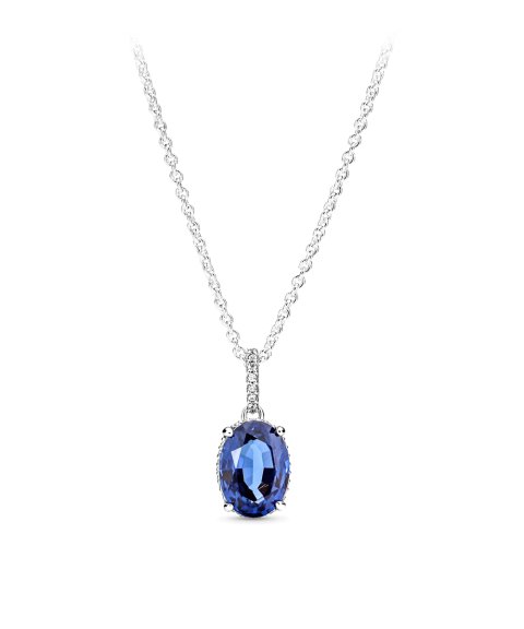 Pandora Sparkling Statement Halo Joia Colar Mulher 390055C01-45