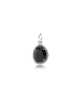 Pandora Sparkling Black Spinel Joia Pendente Colar Mulher 390353SPB