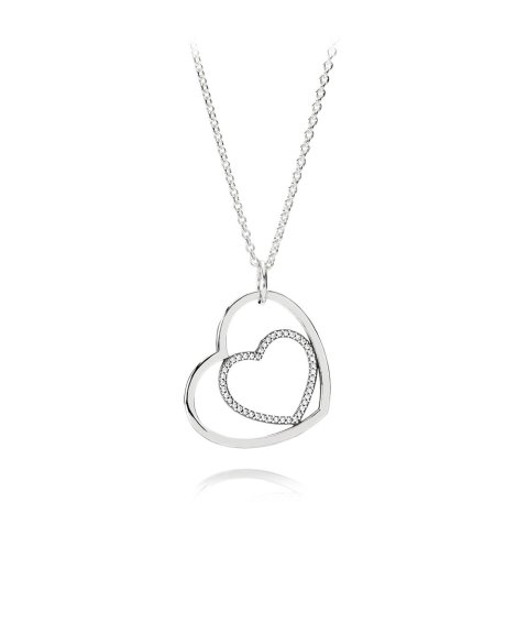 Pandora Forever In My Heart Joia Colar Mulher 390364CZ-90 Pandora Forever In My Heart Joia Colar Mulher 390364CZ-90