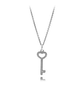 Pandora Unlock my Heart Joia Colar Mulher 390369CZ-90