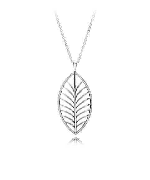 Pandora Tropical Palm Joia Colar Mulher 390370CZ-90 Pandora Tropical Palm Joia Colar Mulher 390370CZ-90