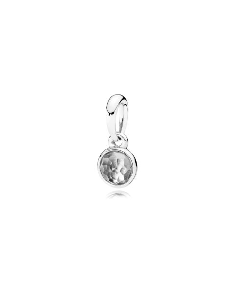 Pandora April Droplet Joia Pendente Colar Mulher 390396RC