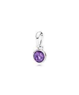 Pandora February Droplet Joia Pendente Colar Mulher 390396SAM