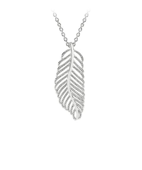 Pandora Feather Joia Colar Mulher 390397CZ-90