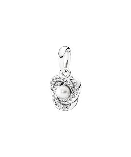 Pandora Luminous Love Knot Joia Pendente Colar Mulher 390401WCP