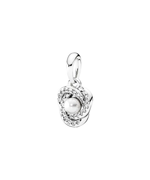 Pandora Luminous Love Knot Joia Pendente Colar Mulher 390401WCP