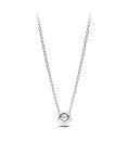 Pandora Sparkling Round Halo Joia Colar Mulher 391174C01-45