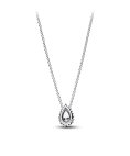Pandora Sparkling Pear Halo Joia Colar Mulher 392832C01-45