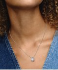 Pandora Sparkling Pear Halo Joia Colar Mulher 392832C01-45