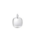 Pandora Engravable Square Joia Conta Pendente Pulseira Mulher 394009C01 Pandora Engravable Square Joia Conta Pendente Pulseira Mulher 394009C01
