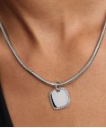 Pandora Engravable Square Joia Conta Pendente Pulseira Mulher 394009C01