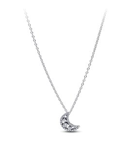 Pandora Crescent Moon Joia Colar Mulher 394259C01-50