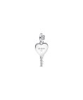 Pandora Engravable Heart Key Joia Conta Pendente Colar Mulher 394353C01