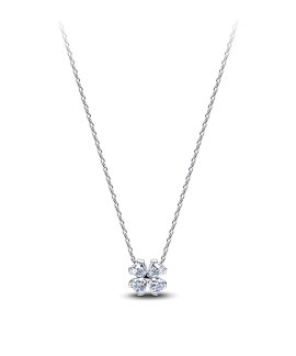 Pandora Sparkling Lucky Clover Joia Colar Mulher 394502C01-45