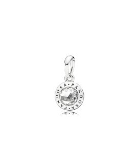 Pandora Radiant Logo Joia Conta Pendente Colar Mulher 396217CZ