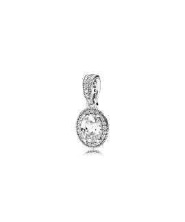 Pandora Vintage Elegance Joia Conta Pendente Colar Mulher 396246CZ