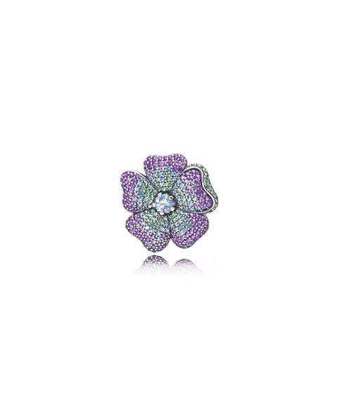 Pandora Glorious Bloom Joia Pendente Colar Pregadeira Mulher 397081NRPMX Pandora Glorious Bloom Joia Pendente Colar Pregadeira Mulher 397081NRPMX