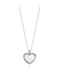 Pandora Petites Floating Heart Locket Joia Colar Mulher 397230CZ-60