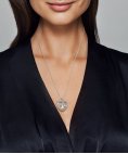 Pandora Petites Floating Heart Locket Joia Colar Mulher 397230CZ-60 Pandora Petites Floating Heart Locket Joia Colar Mulher 397230CZ-60
