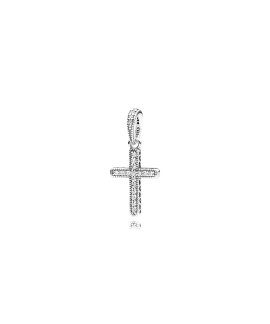 Pandora Classic Cross Joia Conta Pendente Colar Mulher 397571CZ