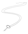 Pandora Regal Key Joia Colar Mulher 397676-90 Pandora Regal Key Joia Colar Mulher 397676-90