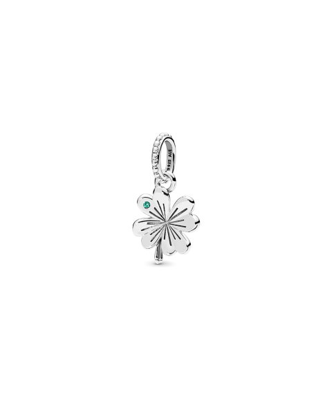 Pandora Lucki Four-Leaf Clover Joia Conta Pendente Pulseira Pendente Colar Mulher 397965NAG Pandora Lucki Four-Leaf Clover Joia Conta Pendente Pulseira Pendente Colar Mulher 397965NAG