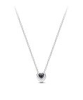 Pandora Elevated Black Heart Joia Colar Mulher 398425C03-45