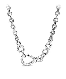 Pandora Chunky Infinity Knot Joia Colar Mulher 398902C00-50