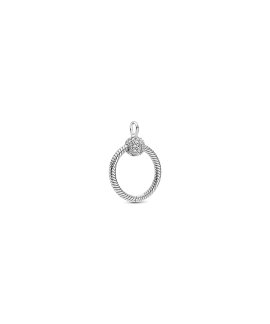 Pandora Moments Small Pavé O Joia Pendente Colar Mulher 399097C01