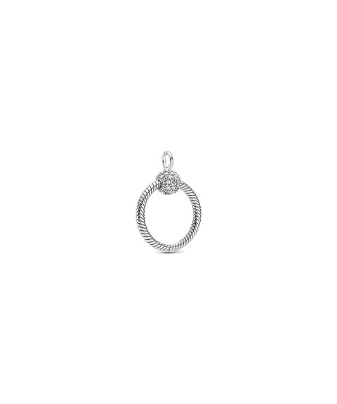 Pandora Moments Small Pavé O Joia Pendente Colar Mulher 399097C01