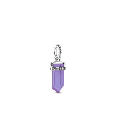 Pandora Purple Amulet Joia Pendente Colar Mulher 399185C01 Pandora Purple Amulet Joia Pendente Colar Mulher 399185C01