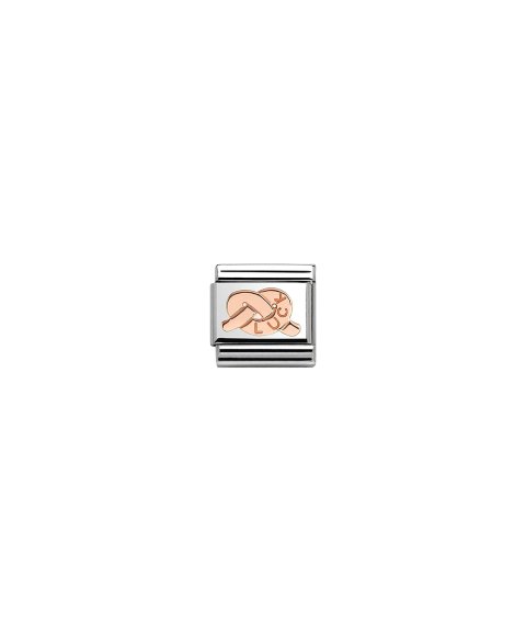Nomination Composable Rose Gold Knot Luck Acessório de Joia Link Mulher 430101 27