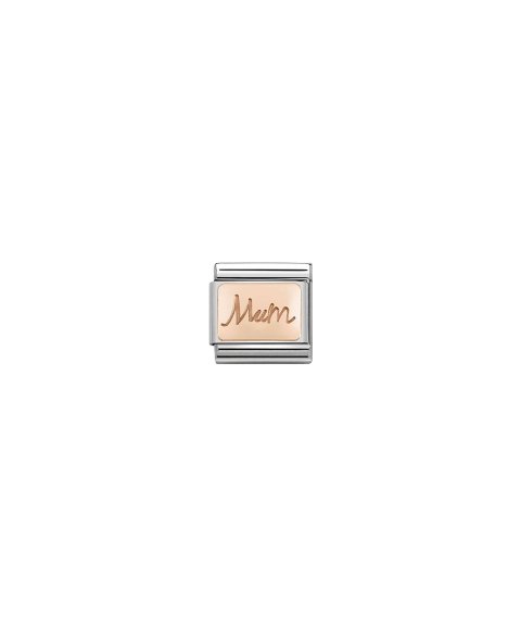 Nomination Composable Rose Gold Mum Acessório de Joia Link Mulher 430101 34 Nomination Composable Rose Gold Mum Acessório de Joia Link Mulher 430101 34
